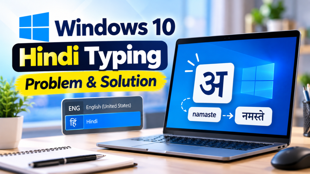 Windows 10 Hindi Typing Problem and Solution